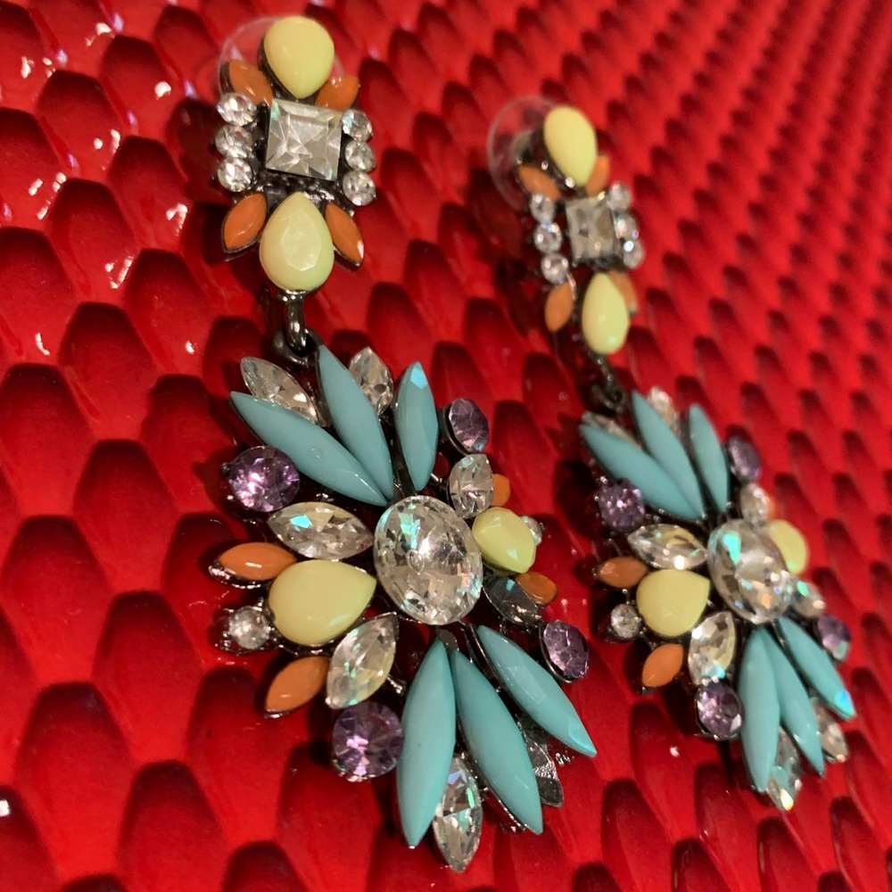 Colorful Chandelier Earrings